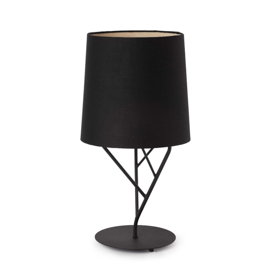 Lampada da tavolo design moderna nera per soggiorno