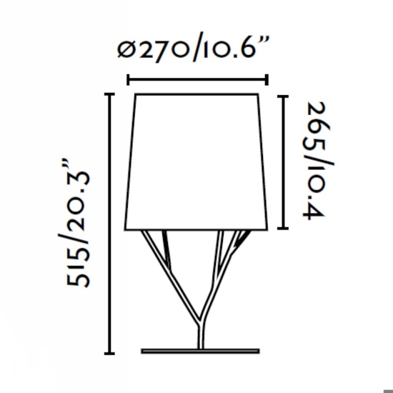 Lampada da tavolo design moderna nera per soggiorno