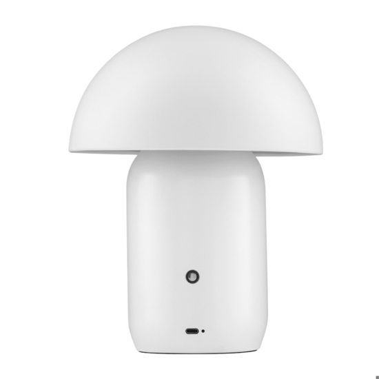 Lampada da comodino moderna fungo led 2w 3000k bianca dimmerabile