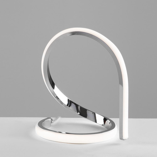 Abat jour camera da letto cromata design moderna led 8w 4500k
