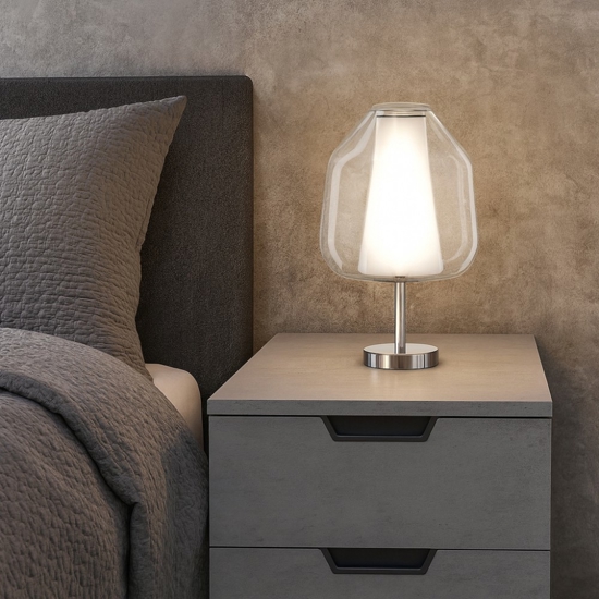 Toplight double skin abat-jour camera da letto moderna