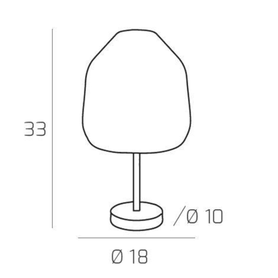 Toplight double skin abat-jour camera da letto moderna