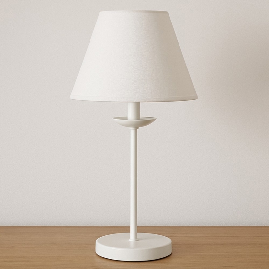 Abat-jour shabby chic bianco lampada comodino ducale perenz illuminazione