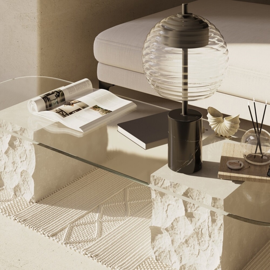 Maytoni mystic lampada da tavolo moderna nera paralume sferico