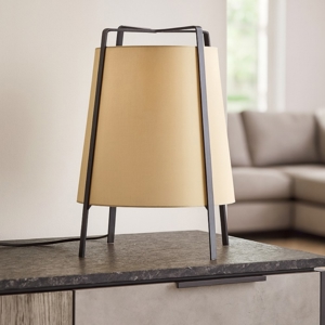 Lampada da tavolo in pergamena per soggiorno