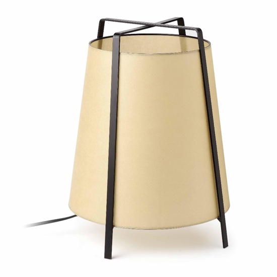 Lampada da tavolo in pergamena per soggiorno