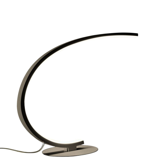 Lampada da scrivania iole gea luce design moderna titanio led 3000k Lampada da scrivania iole gea luce design moderna titanio led 3000k