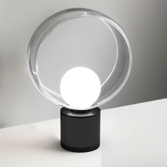 Cosmit vivida h32cm abat-jour nera design moderna