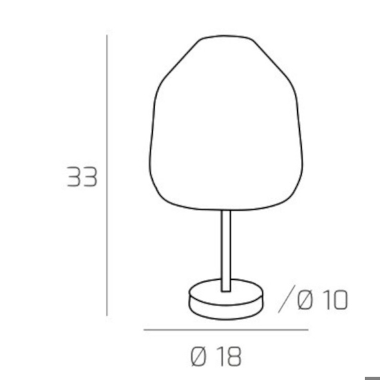 Top light abat-jour per camera da letto moderna vetro ambra