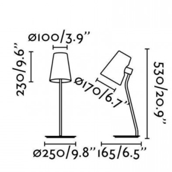 Lampada da tavolino moderna cromo paralume in tessuto