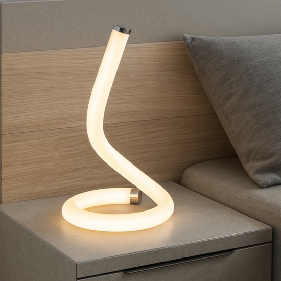Abat jour da comodino per camera da letto moderna led 12w 3000k
