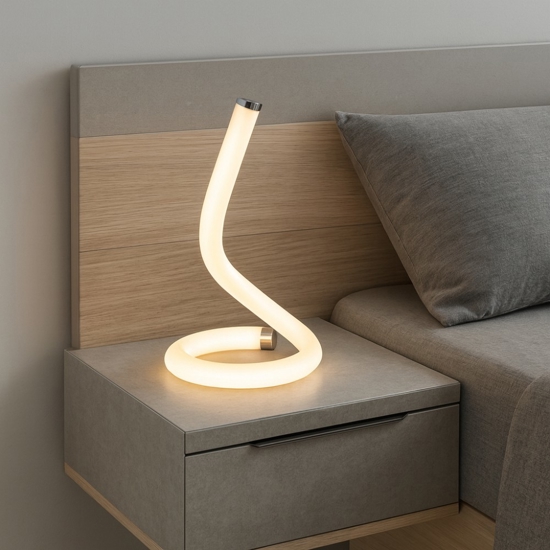 Abat jour da comodino per camera da letto moderna led 12w 3000k