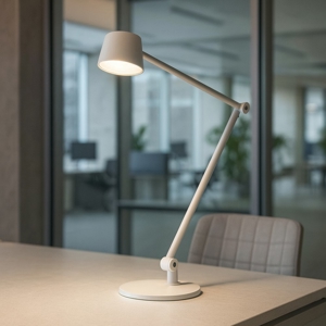 Gea luce efira lampada da tavolo led 3000k bianca moderna