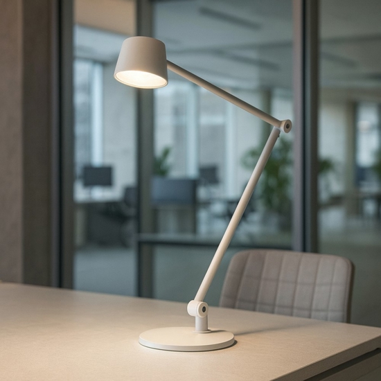 Gea luce efira lampada da tavolo led 3000k bianca moderna