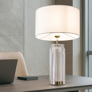 Maytoni lampada da tavolo muse per soggiorno moderna oro ottone base in vetro