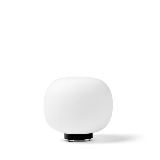 Bombo miloox abat-jour lampada da comodino vetro bianco Bombo miloox abat-jour lampada da comodino vetro bianco