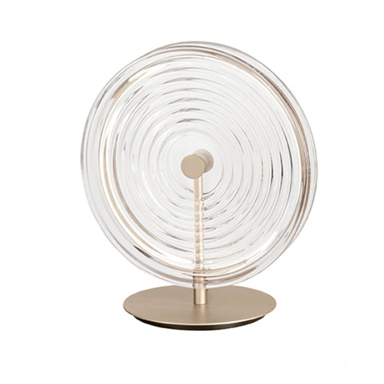 Jokey ondaluce abat-jour in vetro per camera da letto led 3000k