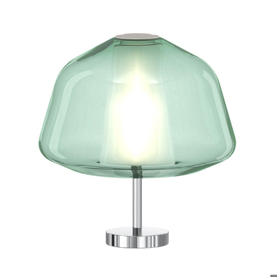 Abat-jour da comodino toplight vetro verde design moderna