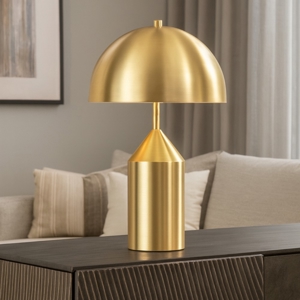 Lampada da tavolo oro design moderna