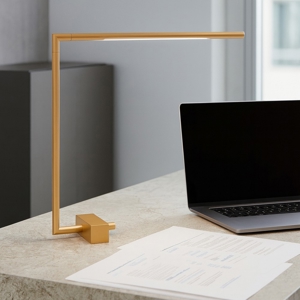 Lampada da scrivania oro girevole sottile moderna led 5w 3000k