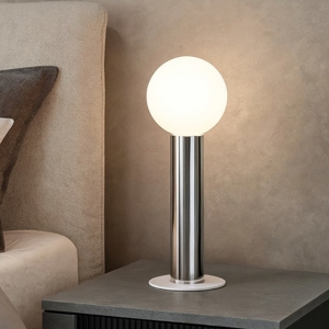 Linea light birba tab lampada da comodino abat-jour moderna alluminio lucido