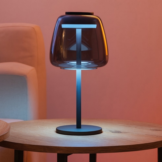Alfero z eglo lampada da tavolino moderna dimmerabile led rgb da 2700k a 6500k