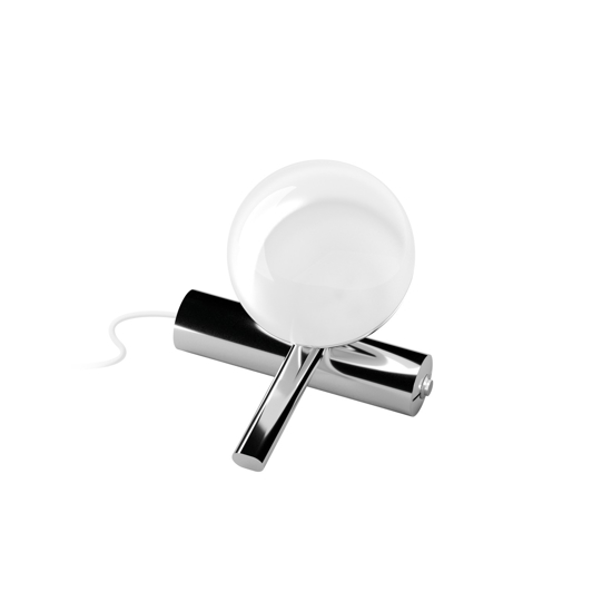 Lampada moderna cromo ca148fchwdi led 6w 3000k linea light rossini tab