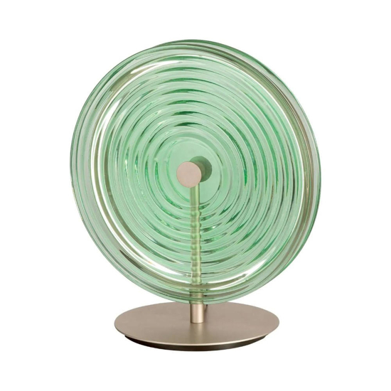 Ondaluce jokey lampada da comodino abat jour vetro verde led 3000k