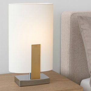 Lampada da comodino camera da letto legno oro top light wood