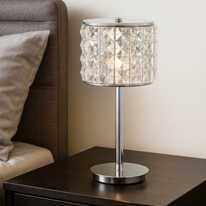 Ideal lux roma tl1 abat-jour camera da letto vetri cristalli