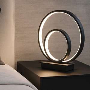 Visualizza i dettagli per Lampada da comodino moderna led 23w 3000k oz tl on-off nero ideal lux Lampada da comodino moderna led 23w 3000k oz tl on-off nero ideal lux