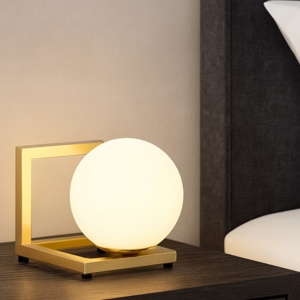 Angolo tl1 abat-jour ideal lux ottone boccia vetro