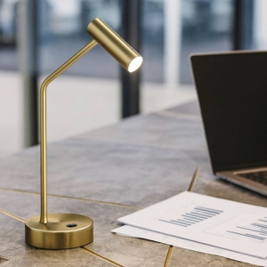 Visualizza i dettagli per Lampada da scrivania easy tl ideal lux led orientabile 3000k ottone Lampada da scrivania easy tl ideal lux led orientabile 3000k ottone