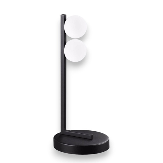 Ping pong tl2 lampada da comodino moderna abat-jour led 6w 3000k nero