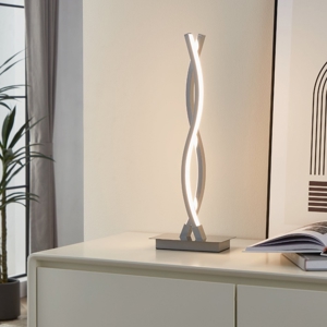 Visualizza i dettagli per Lasana eglo lampada design da tavolo moderna led 10w 3000k cromo Lasana eglo lampada design da tavolo moderna led 10w 3000k cromo
