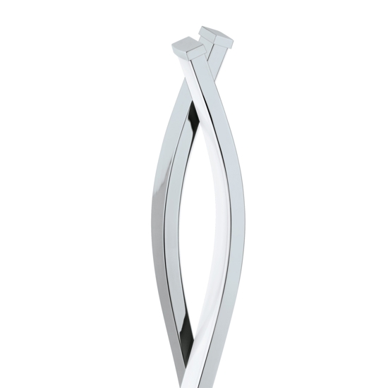 Lasana eglo lampada design da tavolo moderna led 10w 3000k cromo