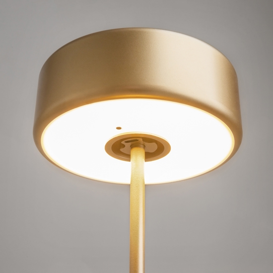 Maytoni ai collaboration lampada da tavolino portatile oro led da 2200k a 4000k