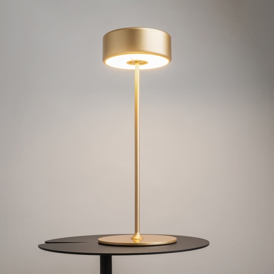 Maytoni ai collaboration lampada da tavolino portatile oro led da 2200k a 4000k