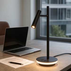 Maytoni estudo lampada da scrivania orientabile moderna led 3000k