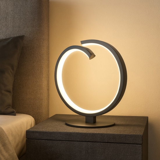 Toplight tornado lampada da comodino moderna led 12w 3000k 4000k