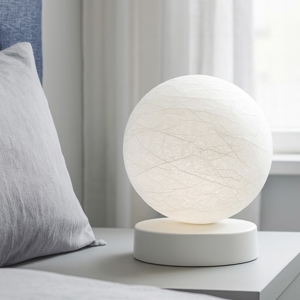 Ideal lux carta tl1 d10 abat-jour per cameretta sfera effetto carta