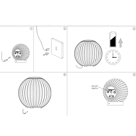 Diamond tl1 ideal lux abat jour lampada da comodino senza fili ricaricabile Diamond tl1 ideal lux abat jour lampada da comodino senza fili ricaricabile