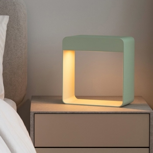 Linea light dama abat-jour camera da letto led verde portatile