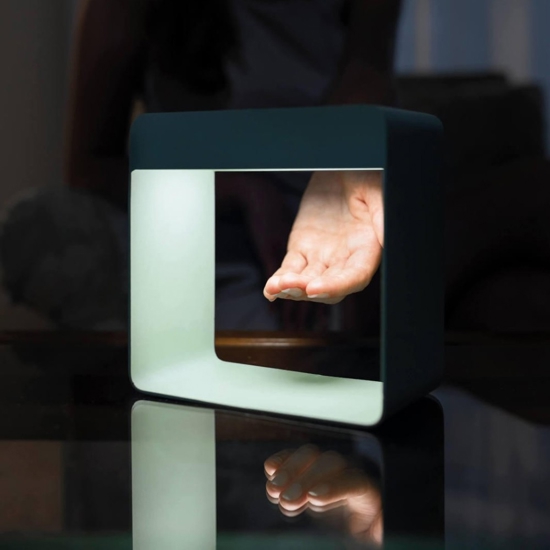 Linea light dama abat-jour camera da letto led verde portatile