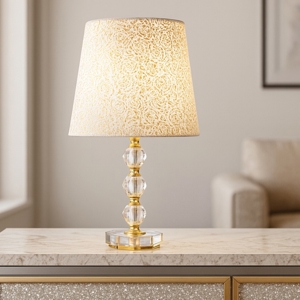Queen tl1 medium lampada da como' classica di cristallo ideal lux
