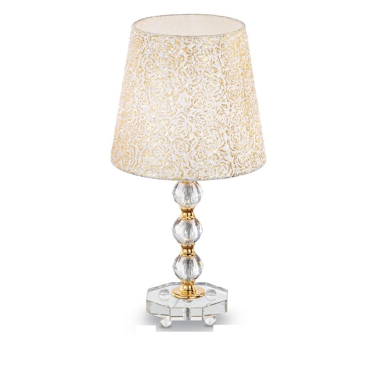 Queen tl1 medium lampada da como' classica di cristallo ideal lux