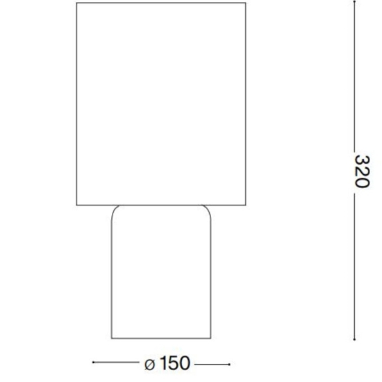 Kali-3 tl1 ideal lux lampada da tavolo in ceramica bianca Kali-3 tl1 ideal lux lampada da tavolo in ceramica bianca