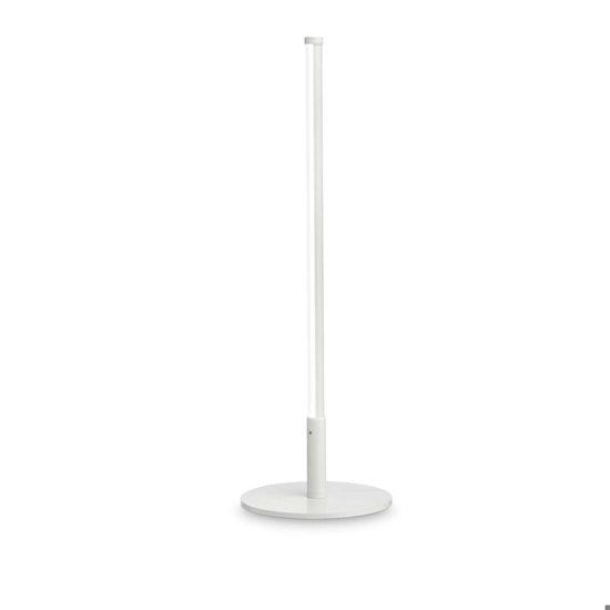 Lampada da tavolo moderna yoko ideal lux bianca led 3000k