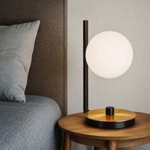 Ideal lux lampada da comodino abat-jour birds tl1 oro