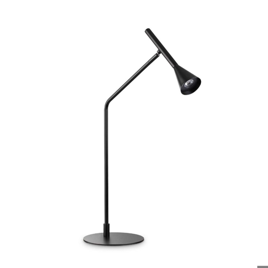 Ideal lux diesis tl lampada datavolo nera led 3000k orientabile